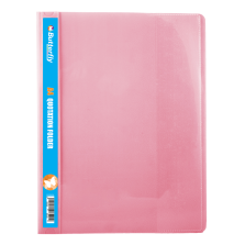 Butterfly A4 Quotation Folders 180 Micron Pink Pack Of 5