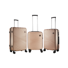 Travelwize 3 Piece Maui Spinner Luggage Set Champagne