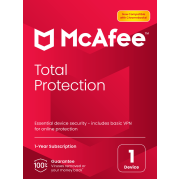 McAfee Total Protection 1 Device for 1 Year ESD