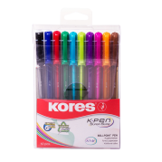 Kores K1 Medium Pens Set Of 10 Colours