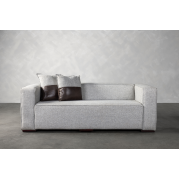 Floyd 3 Seater Couch With Scatters, Grey