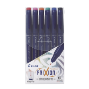 Pilot Frixion Fineliner Wallet Of 6