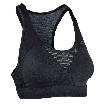 DC_Kalenji Ladies Basic Running Sports Bra - Black - Everyshop