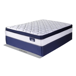 Sertapedic Aura 152cm (Queen) Medium Bed Set Extra Length