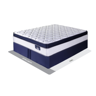 Sertapedic Aura 183cm (King) Medium Bed Set Extra Length