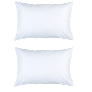 Luscious Living Duck Feather Pillows Standard Cotton 2 Pack