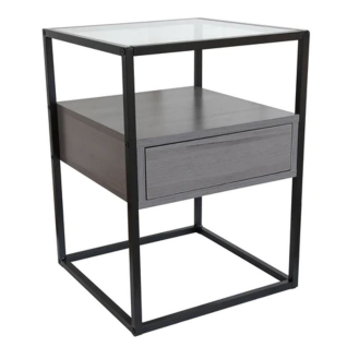 Fine Living Athens Side Table-Grey