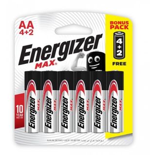 Energizer Max AA 6 Pack