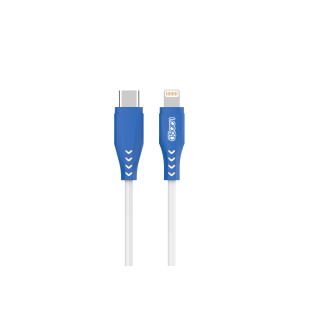 Loopd Mfi To Type C Cable 30W 1.2M White Blue