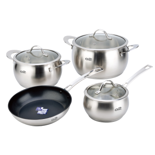 O2 7 Piece Belly Pot Set