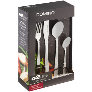 O2 Dine Domino 16 Piece Cutlery Set