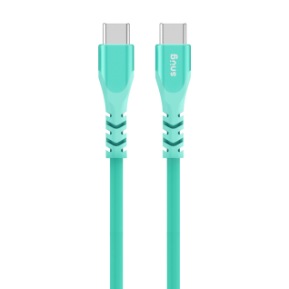 Snug TypC To TypC Silicone Cable 1.2M Blue