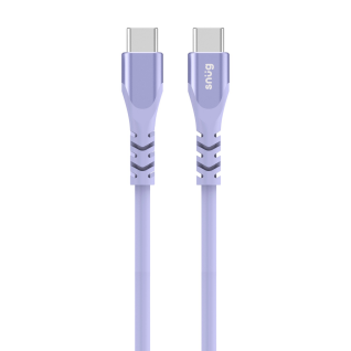 Snug TypC To TypC Silicone Cable 1.2M Lavender