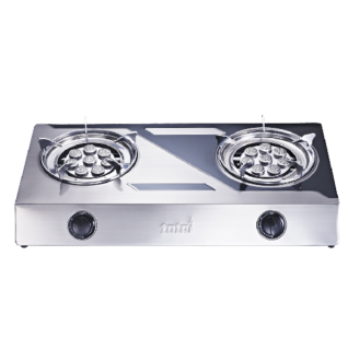 Totai 2 Burner Table Top Stainless Steel Gas Stove