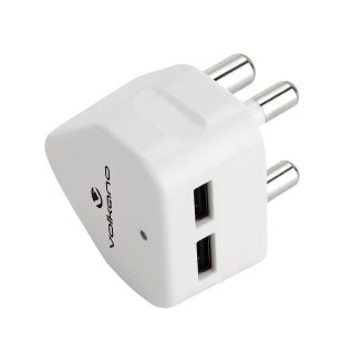 Volkano Current Plus Series 3 Pin Plug Dual USB Charger