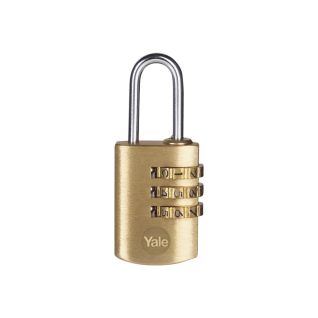 Yale 22mm Brass Combination Padlock